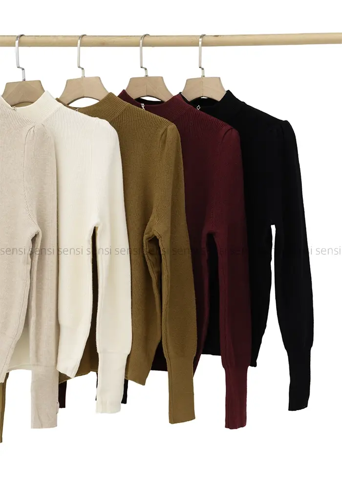 بلوز بافت آستین فینگری کد1004587