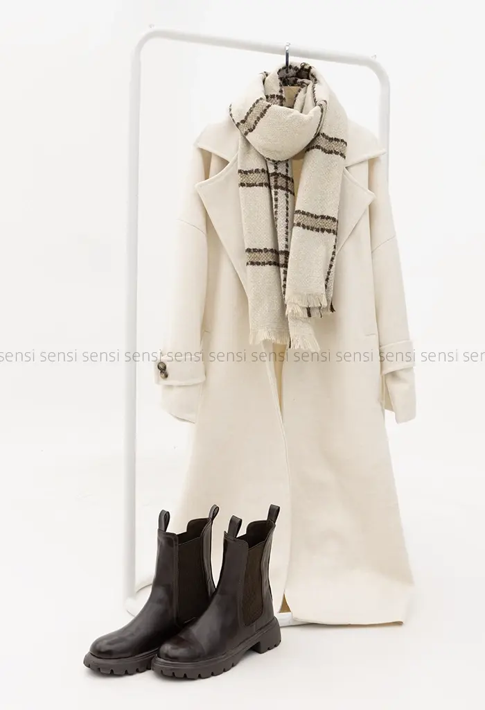 پالتو فوتر پشت دکمه آستر دارکد1004549