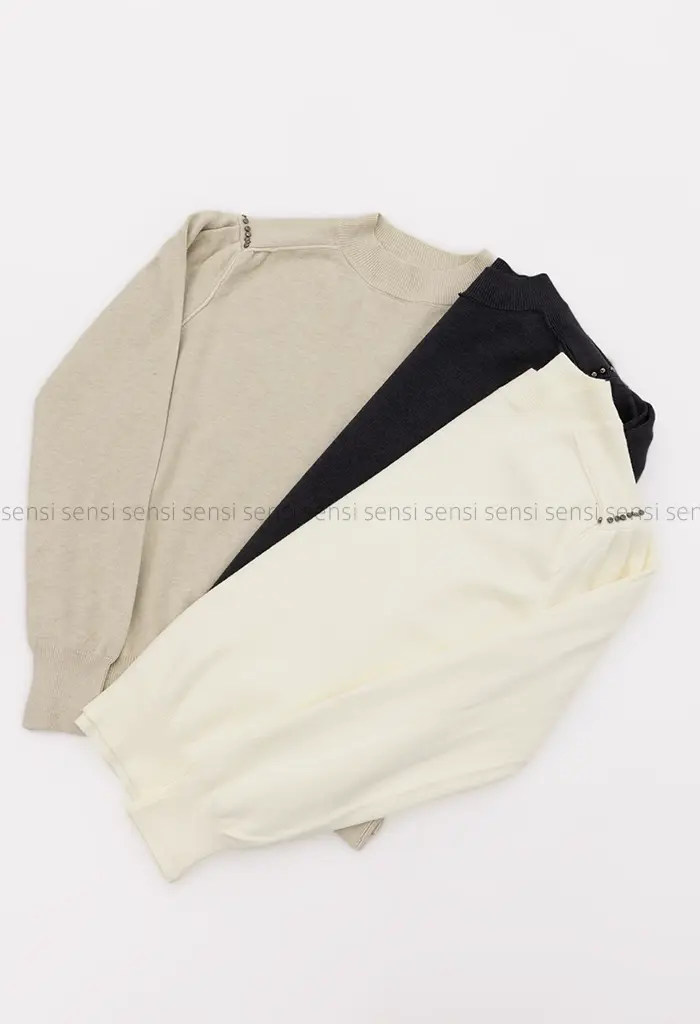 بلوز بافت سرآستین ساچمه کد1004586