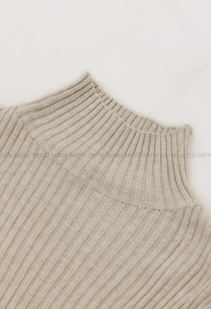 بافت یقه اسکی راه راه کد1004589