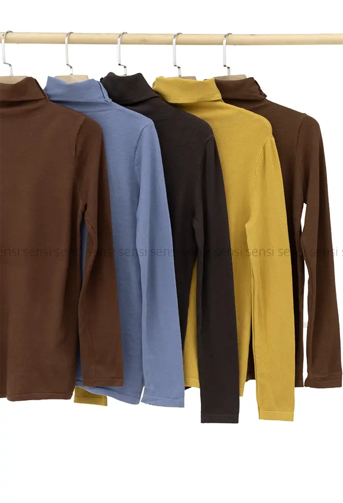 بلوز بافت یقه اسکی کد1004582