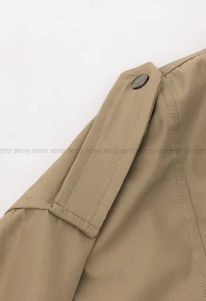 ترنچ کت پایین کمربندی @@کد1004622