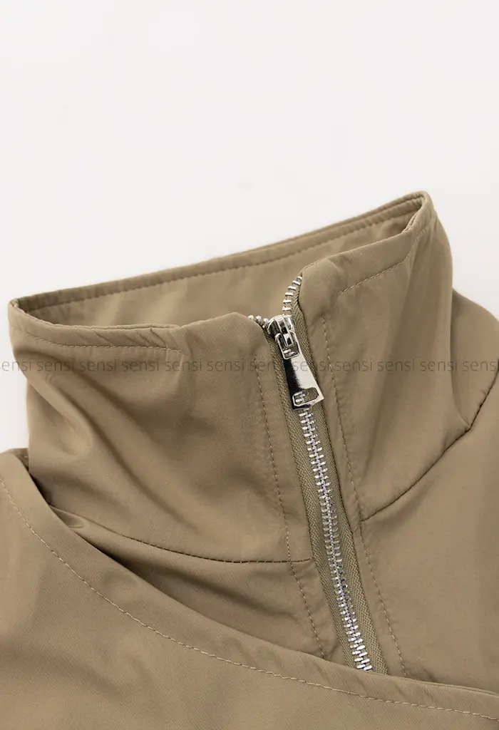 ترنچ کت پایین کمربندی @@کد1004622