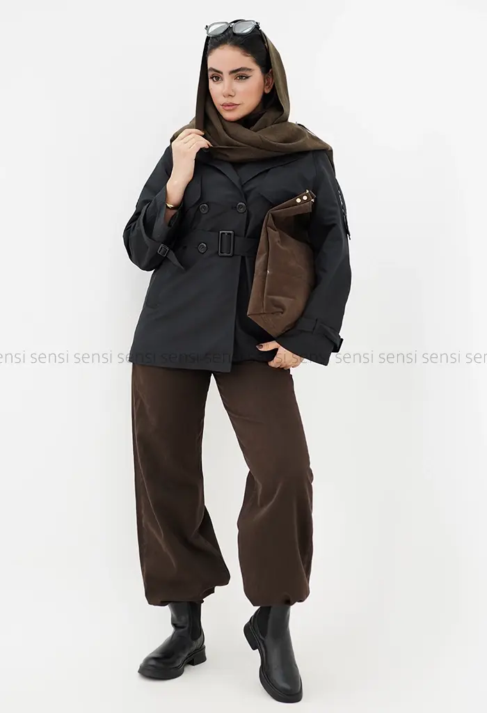 بارانی کوتاه آستر دارکد1004620