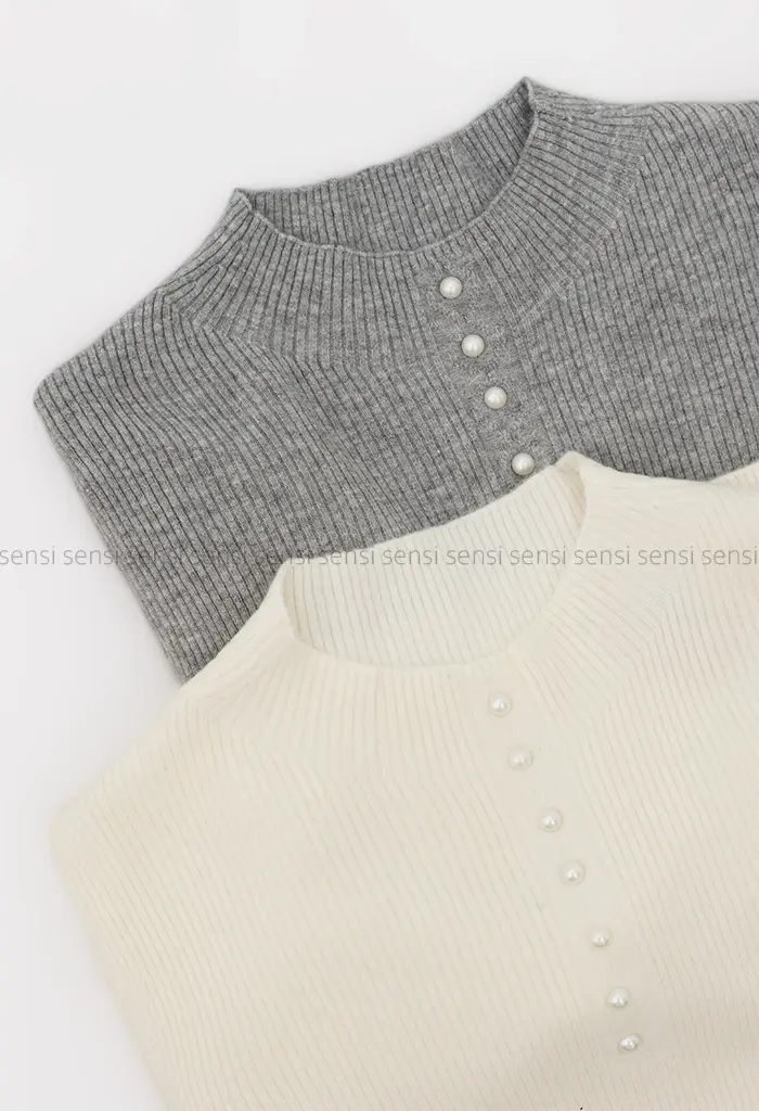 بلوز بافت مرواریدی کد1004713