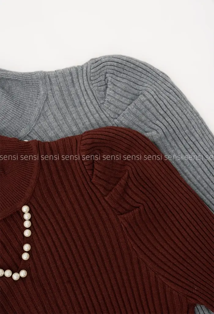 بلوز بافت یقه مرواریدی کد1004712