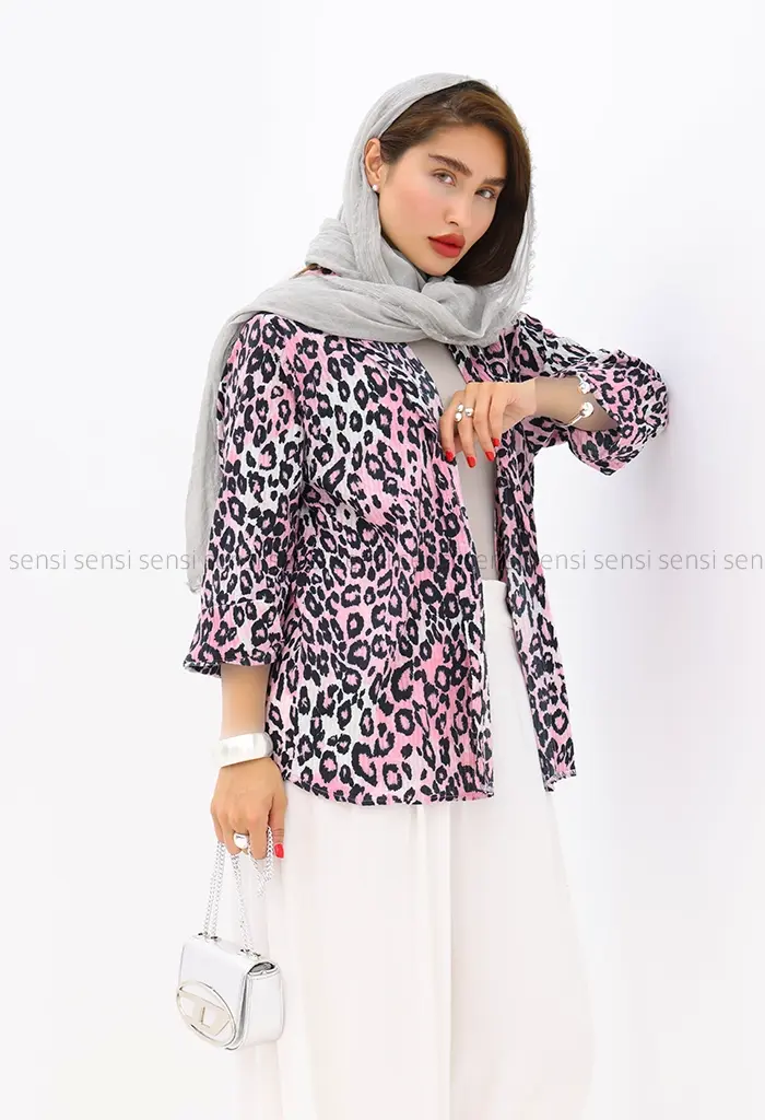 شومیز پلنگی کاملت کد1004743