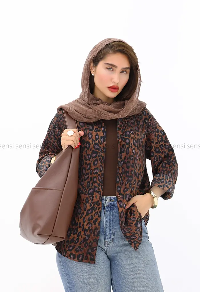 شومیز پلنگی کاملت کد1004743