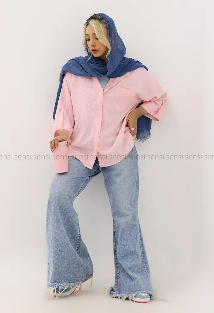 شومیز پشت دکمه السا کد1004742