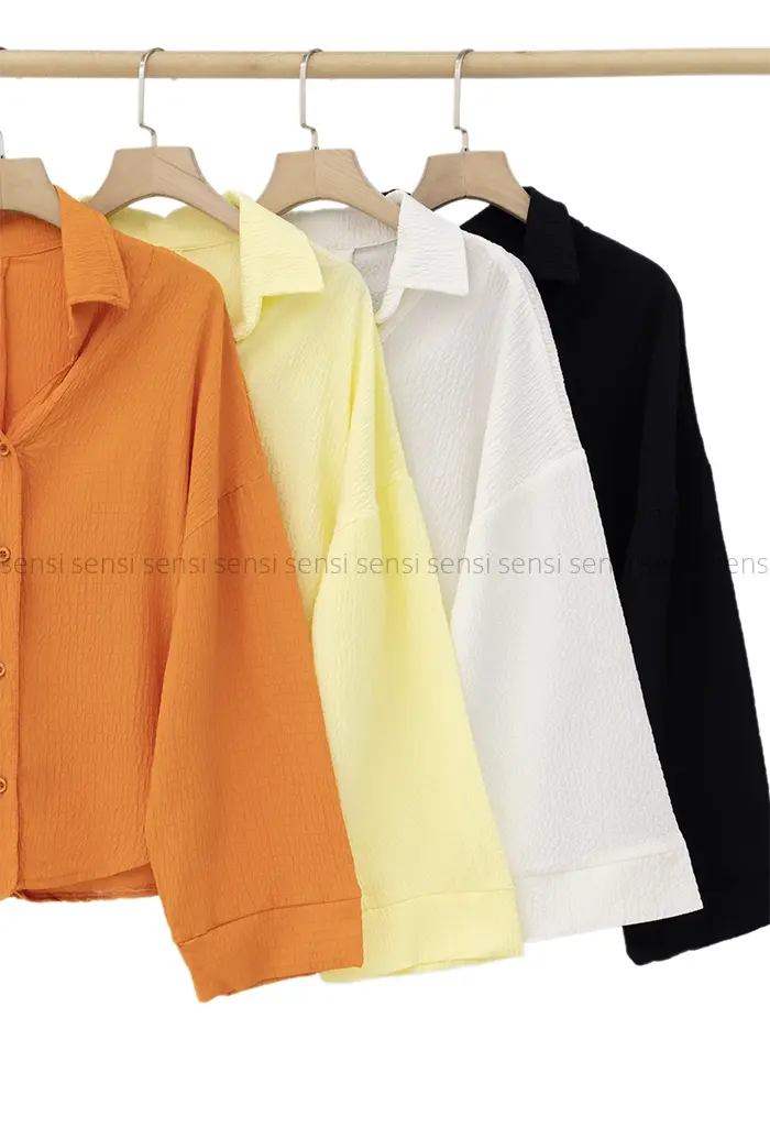 شومیز یقه7 اطلس کد1004751