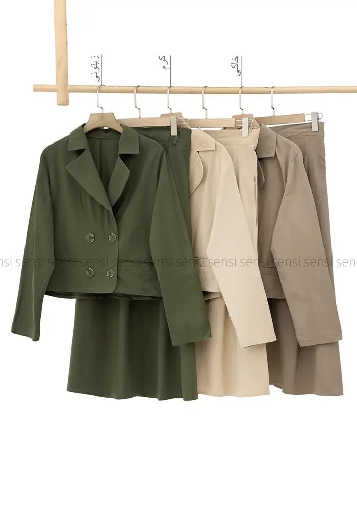 کت دامن لینن کد1004765