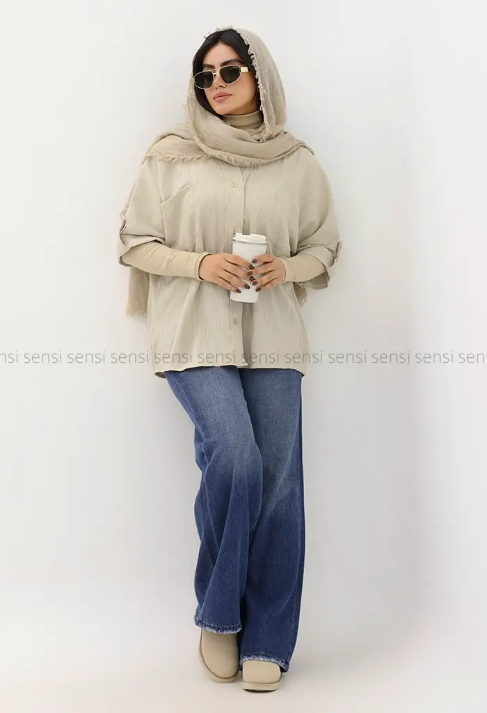 شومیز پلاسما یقه هفت کد1004764